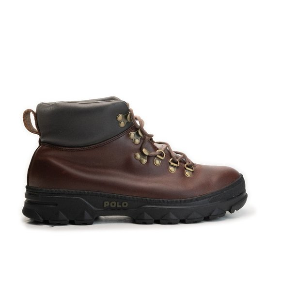 Polo Ralph Lauren Other - Polo Ralph Lauren Hainsworth brown leather boots size 10.5